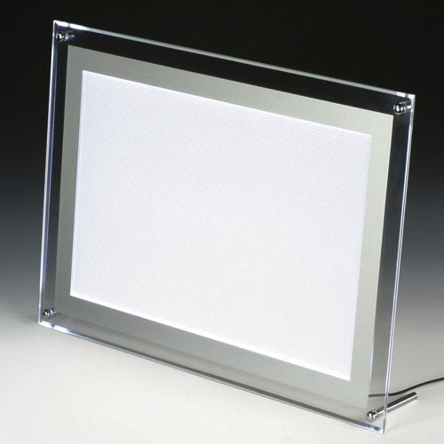 a4 table iluminated poster holder